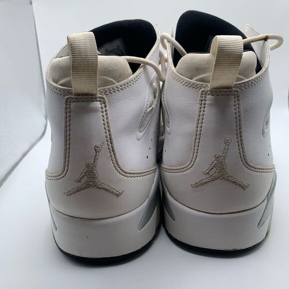 Air Jordan Flight Club '91 White Metallic Silver Men's‎ Size 11 DH5424-100 - Picture 5 of 8